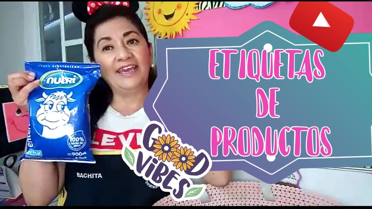 LECTURA DE ETIQUETAS DE PRODUCTOS - Clase virtual nivel inicial