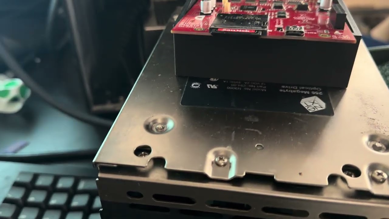 NeXT 68030 cube  optical drive 1988   recovered data hidden gem Apple 2 emulator source code 