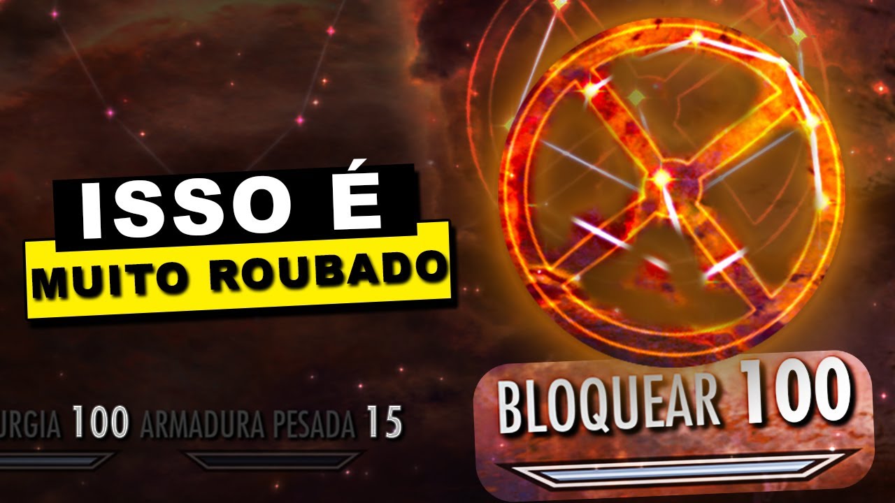 É POR ISSO QUE BLOCK é a SKILL MAIS ROUBADA DE SKYRIM!!