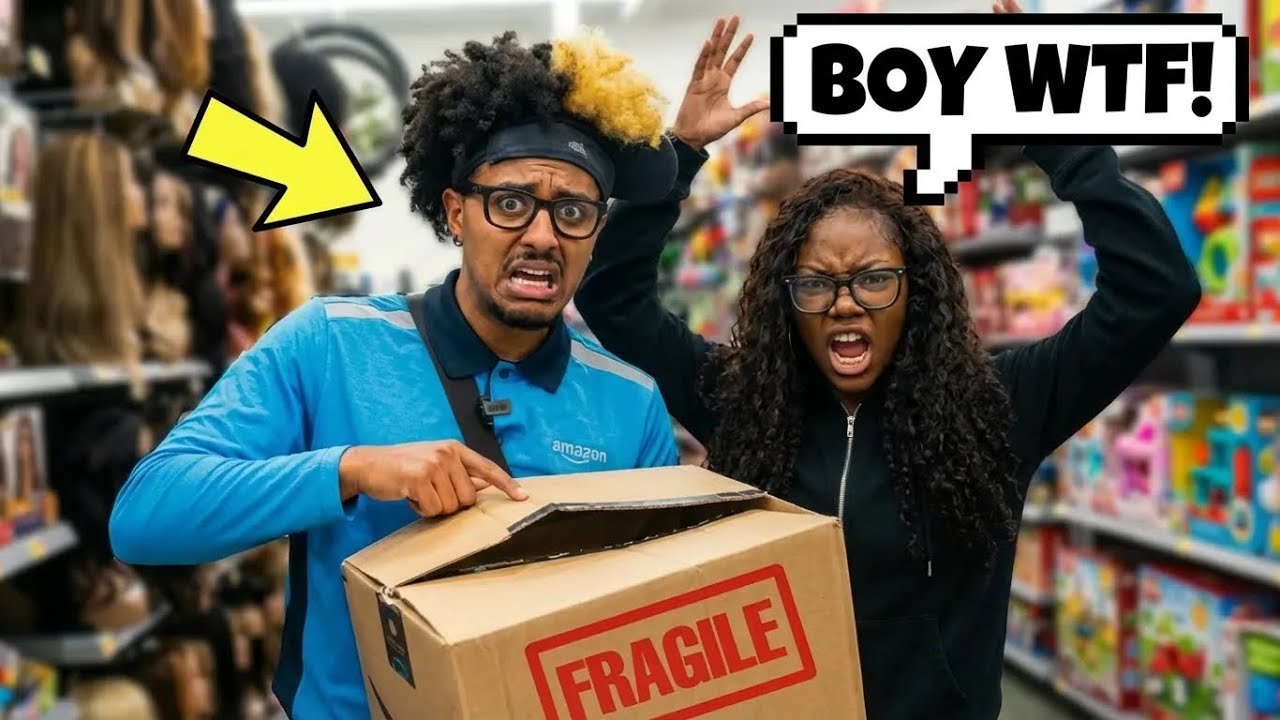 FAKE Amazon Delivery PRANK! (I Broke Her Package & She Went CRAZY!😳)