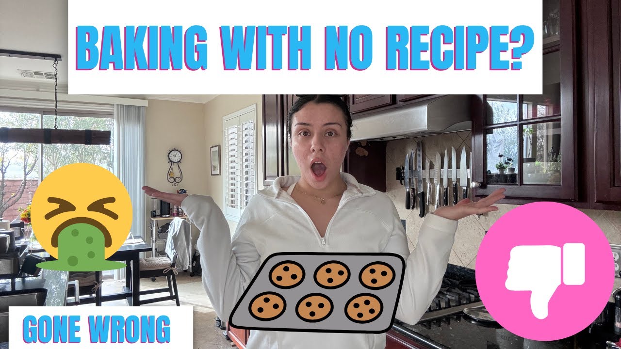 CAT ATTEMPTS BAKING WITH NO RECIPE!