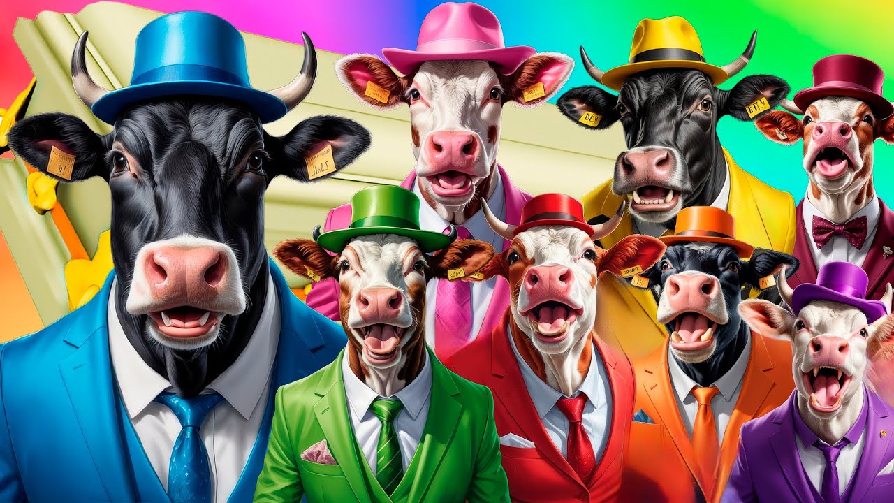 SUPER MEGAMIX FUNNY COWS COFFIN DANCE ASTRONOMIA (PART 2)