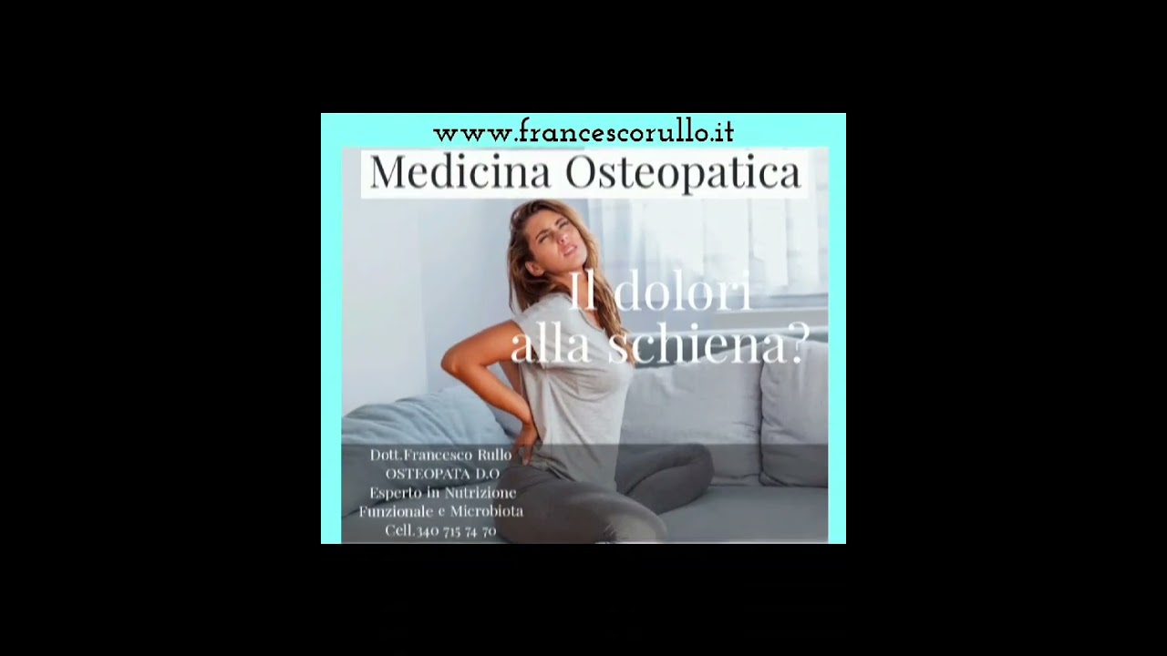 Medicina Osteopatica Dott. Francesco Rullo Osteopata D.O.