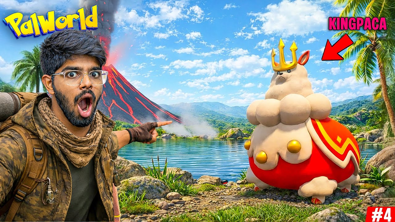 GTA 5 : Franklin Capturing The Biggest Pokemon In Palworld KINGPACA In GTA 5  Pokemon World Part - 4