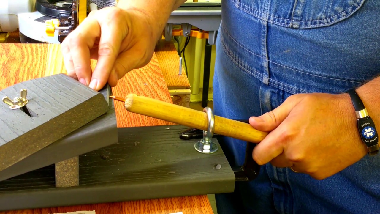 JTS  KNAPPING JIG INSTRUCTIONAL VIDEO