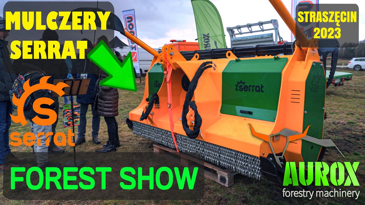 Mulczery Serrat na pokazie Forest Show 23 #maszyny  #maszynyrolnicze #maszynyleśne