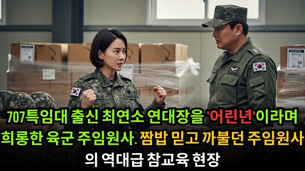 707특임대 출신 최연소 연대장을 '어린년'이라며 희롱한 육군 주임원사. 짬밥 믿고 까불던 주임원사의 역대급 참교육 현장l 오디오북l 오디오북 l 감동 l 창작사연 l