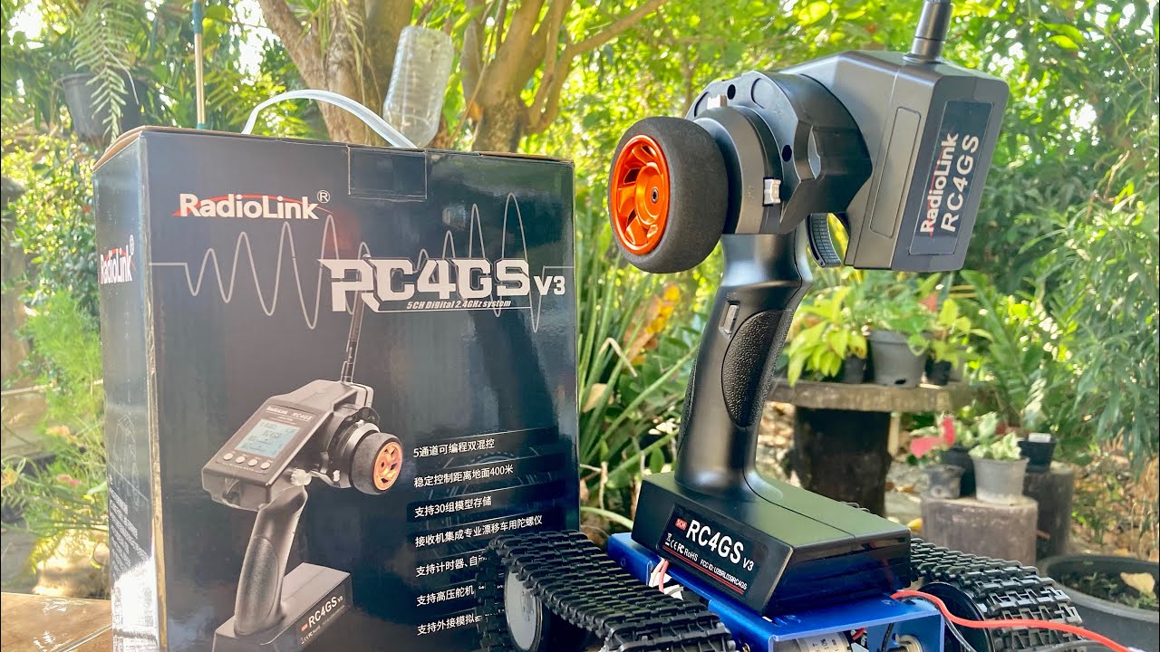 แกะกล่อง | ทดสอบใช้งานเบื้องต้น | RadioLink RC4GS V3 #rccar #remotecontrol #radiolink