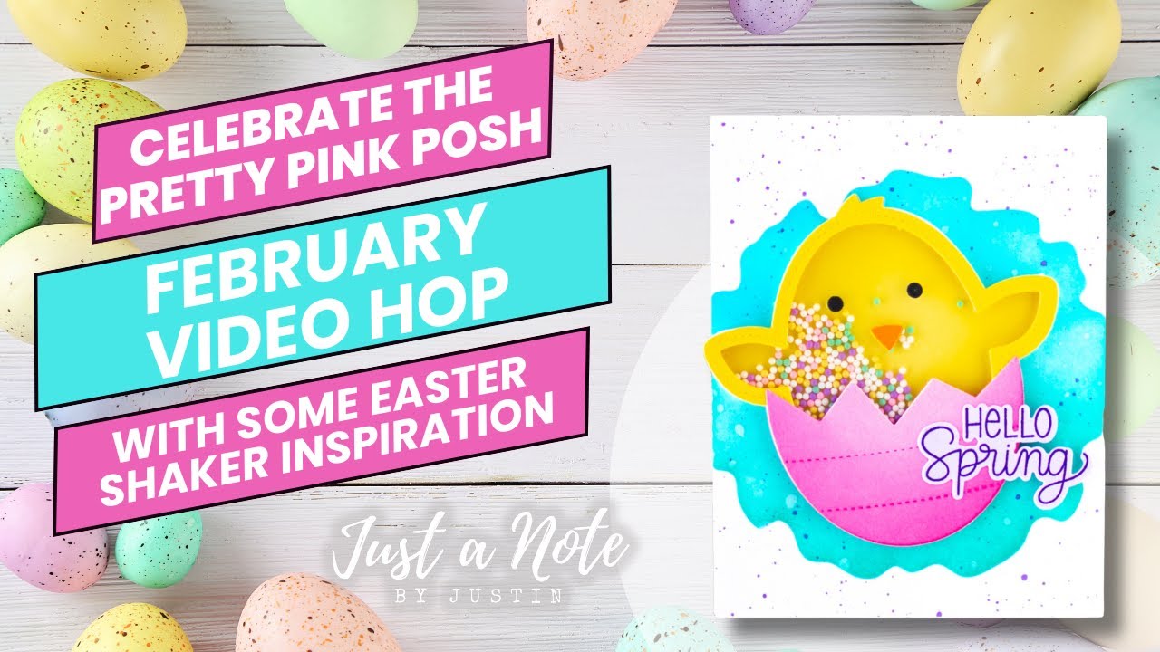 Pretty Pink Posh February Video Hop: Easter Shaker Cards Made Easy!