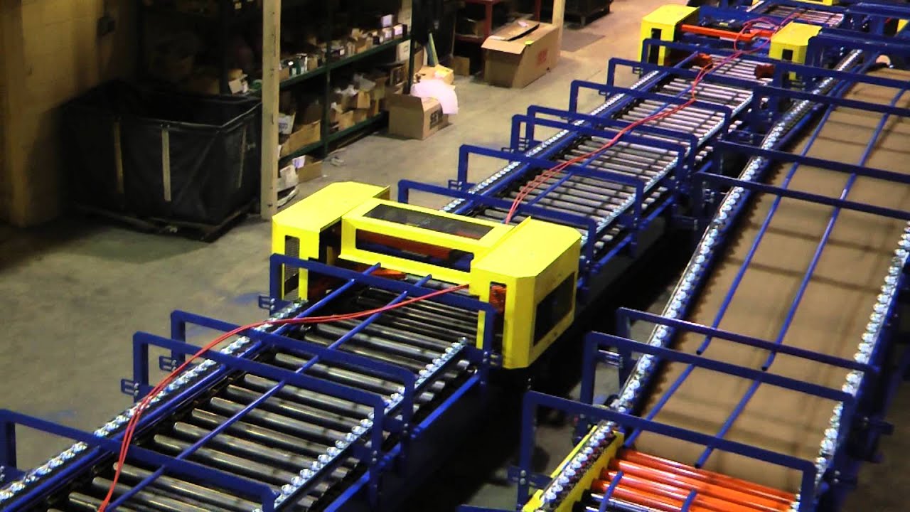 Lathrup Industries - Roller Flight Conveyor - Incline & Decline Tire & Wheel Belt Conveyor