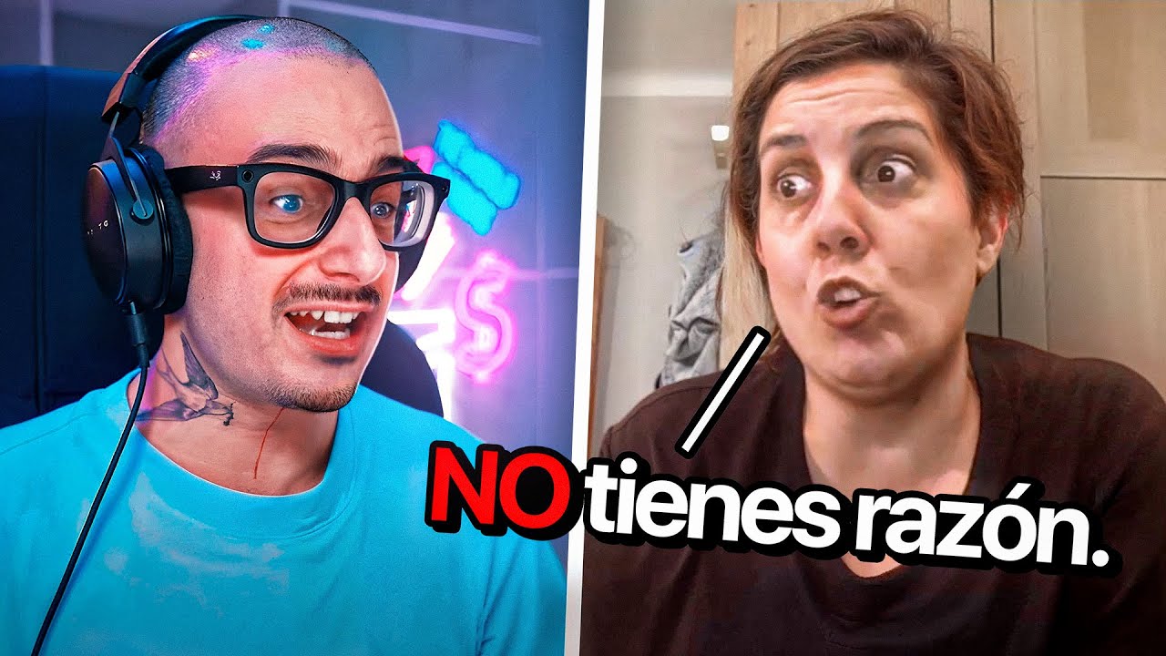 le enfadó mi discurso y la invité a debatir.