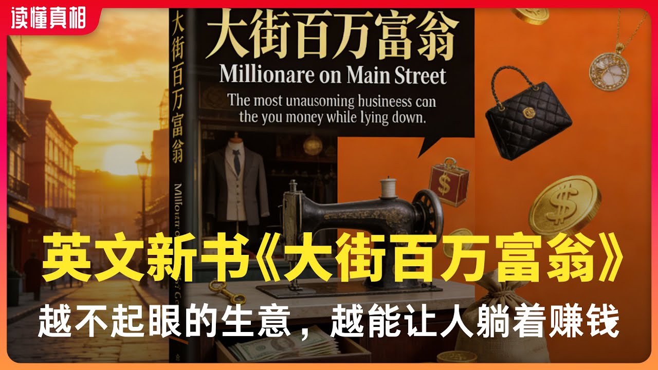 英文好書《大街百萬富翁》：越不起眼的生意，越能讓人躺著賺錢