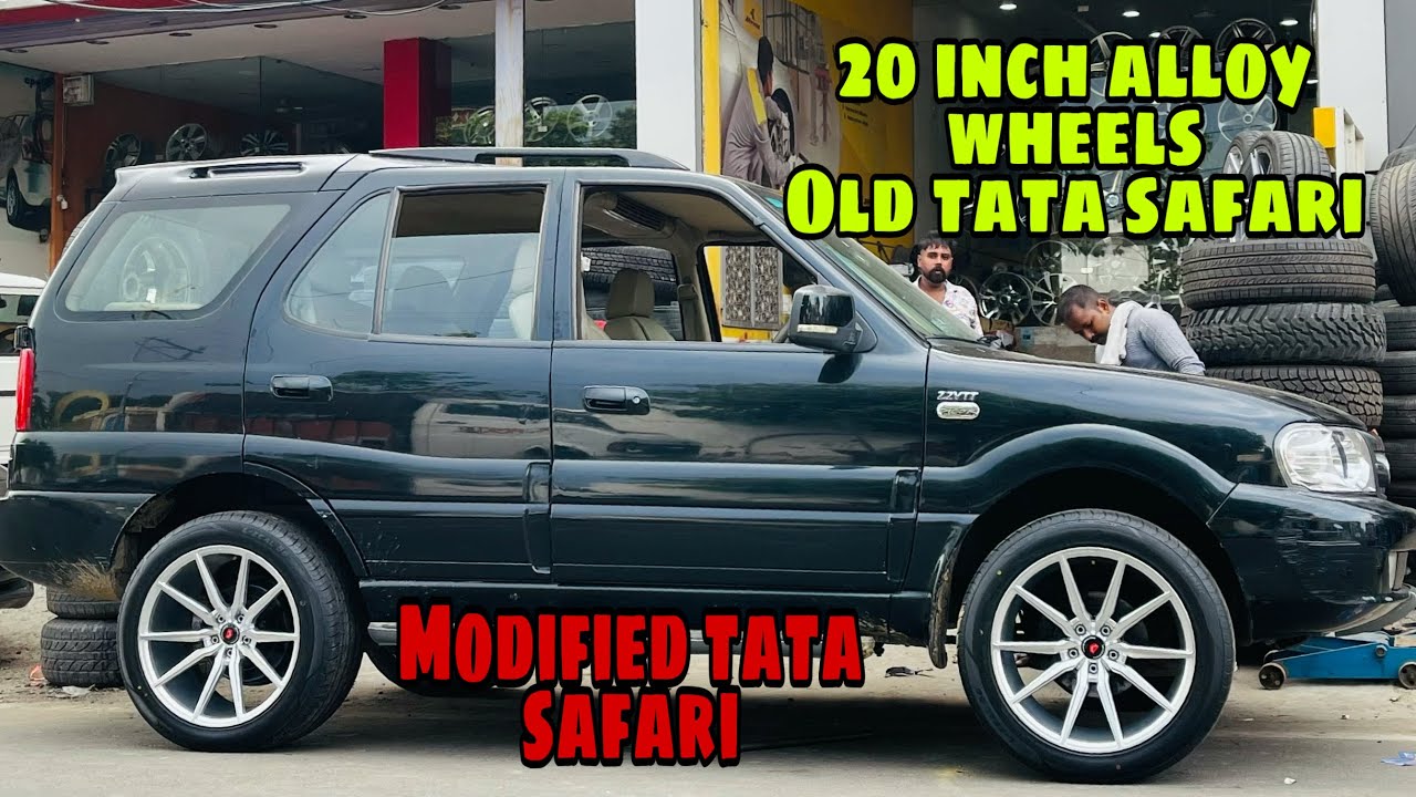 Modified tata safari | 20 inch alloy wheels | Jalandhar alloy market | khalsa tyres