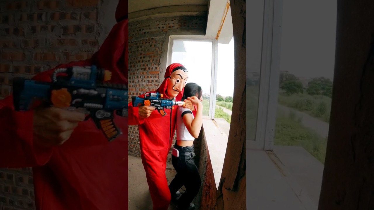 Money Hiest vs Police 6.0 #moneyheist #parkour #tlic #belaciao #funny #bestparkour
