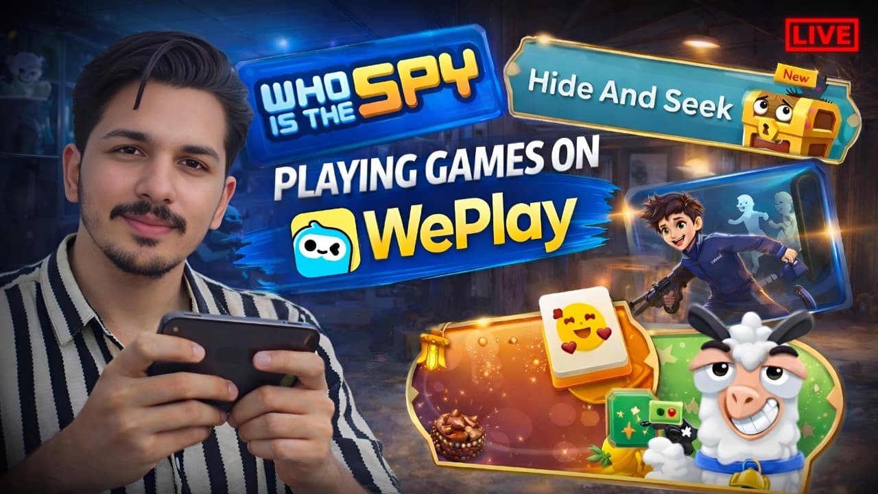 LIVE 🔴 Playing Fun Games on WePlay | No.1 Trending App on Play Store | Non-Stop Entertainment |