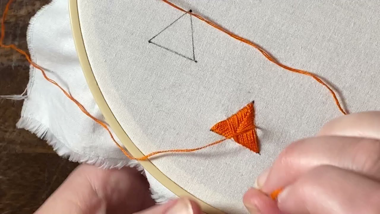 Norwich Stitch triangle for Embroidery