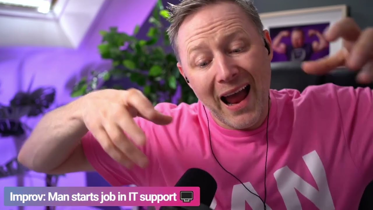 Limmy Improv: Man Starts Job In IT Support [2022-09-01]