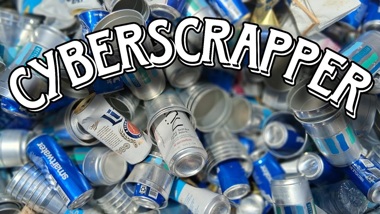 COLLECTING ALUMINUM CANS FROM THE DUMPSTER /// ALUMINUM CAN VLOG