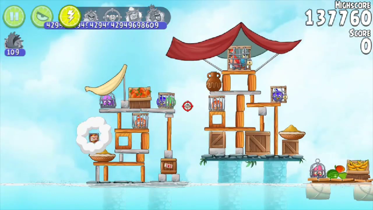 Angry Birds Rio High Dive Mighty Eagle 100%