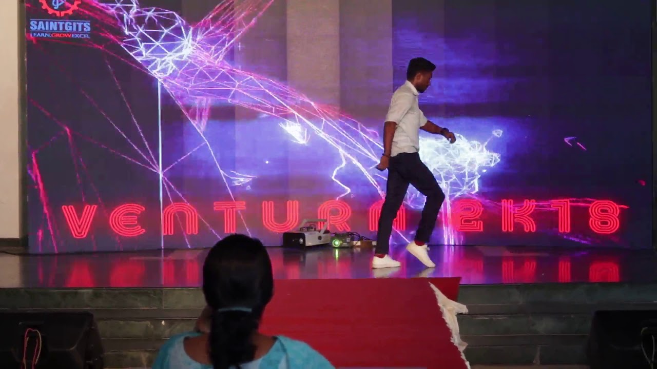My first ever spot dance performance for #Ventura2018 at Saintgits College of Applied Sciences