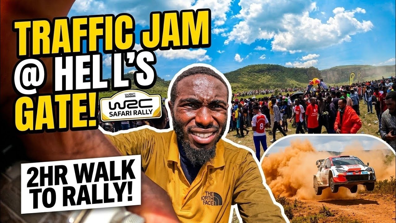 СТОЛКНОВЕНИЕ У ВРАТ АДА: 10-километровый поход к финалу ралли WRC Safari.