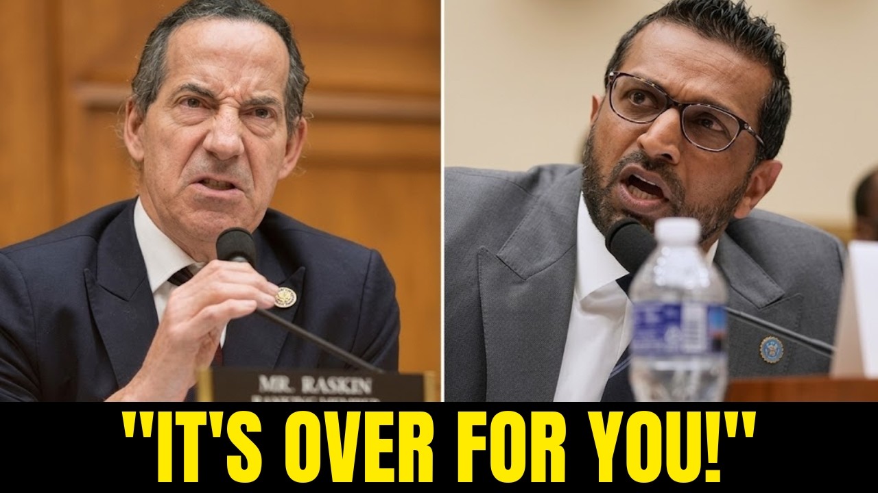 Kash Patel PANICS as Jamie Raskin EXPOSES His Past in Explosive Hearing