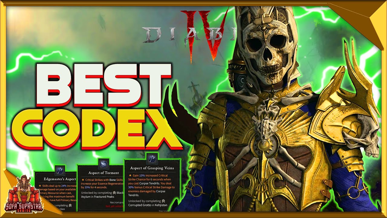 Diablo 4 Best Necromancer Aspects From The Codex Of Power