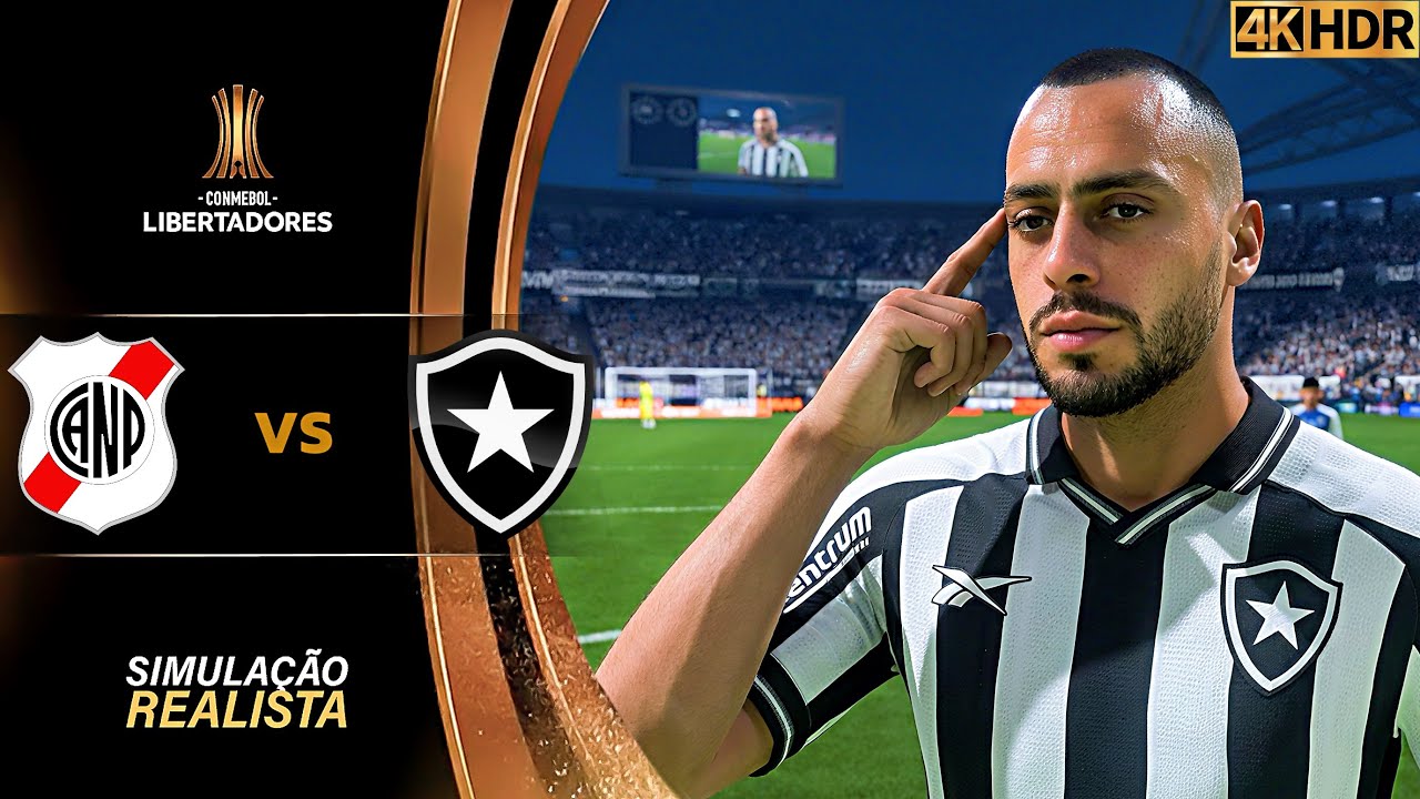 FC 26 - Nacional Potorsi vs Botafogo | Pré Libertadores 2026 | Simulação Realista 4K Ultra HD 60FPS.