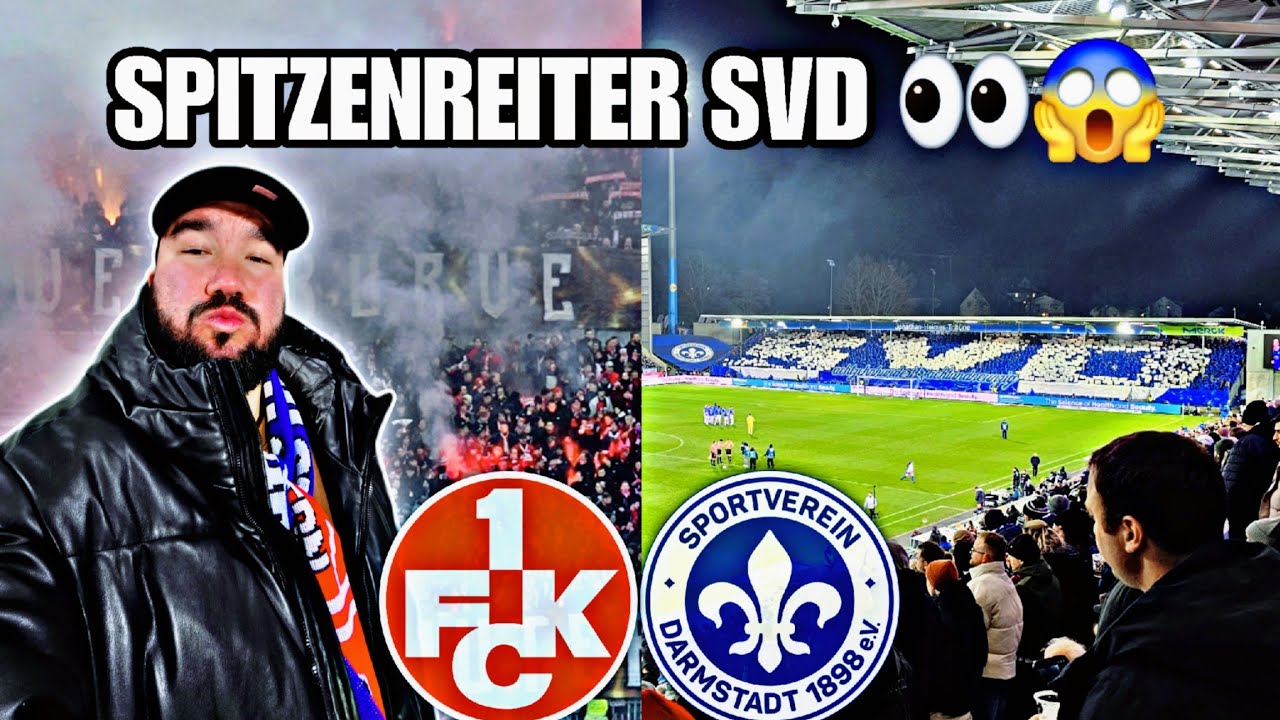 SPITZENREITER DARMSTADT 😱 FCK GEHT UNTER 🙈 SV Darmstadt 98 vs 1. FC Kaiserslautern | Stadionvlog 🏟⚽️