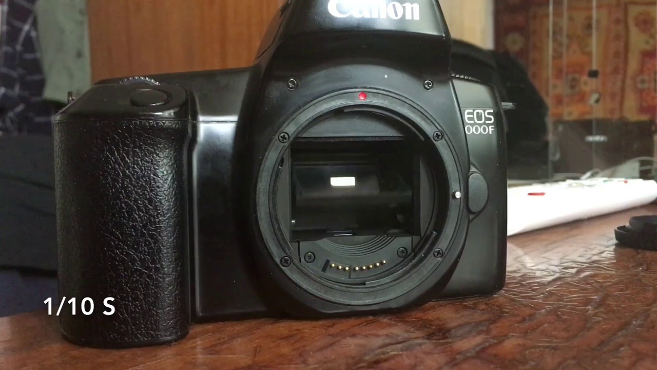 Canon EOS 1000f shutter sound