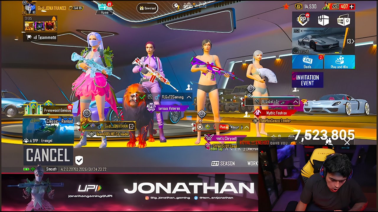 Jonathan is Back 🔥 || Live Stream Gameplay BGMI || 4.3 Update Is Here 