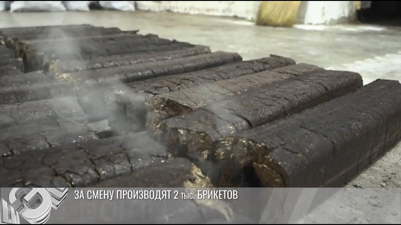Приднестровский итальянец в ночные смены выпускает брикеты для печей