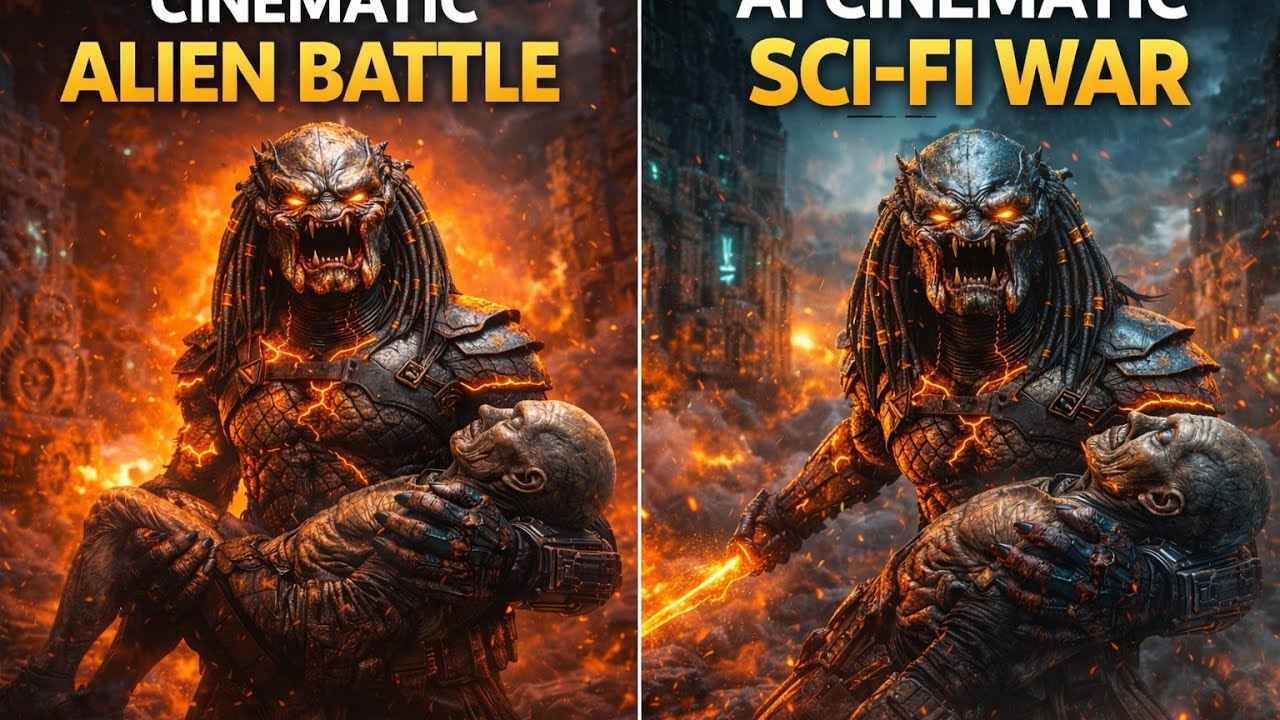 Dark Alien Awakens | Epic AI Sci-Fi Cinematic War