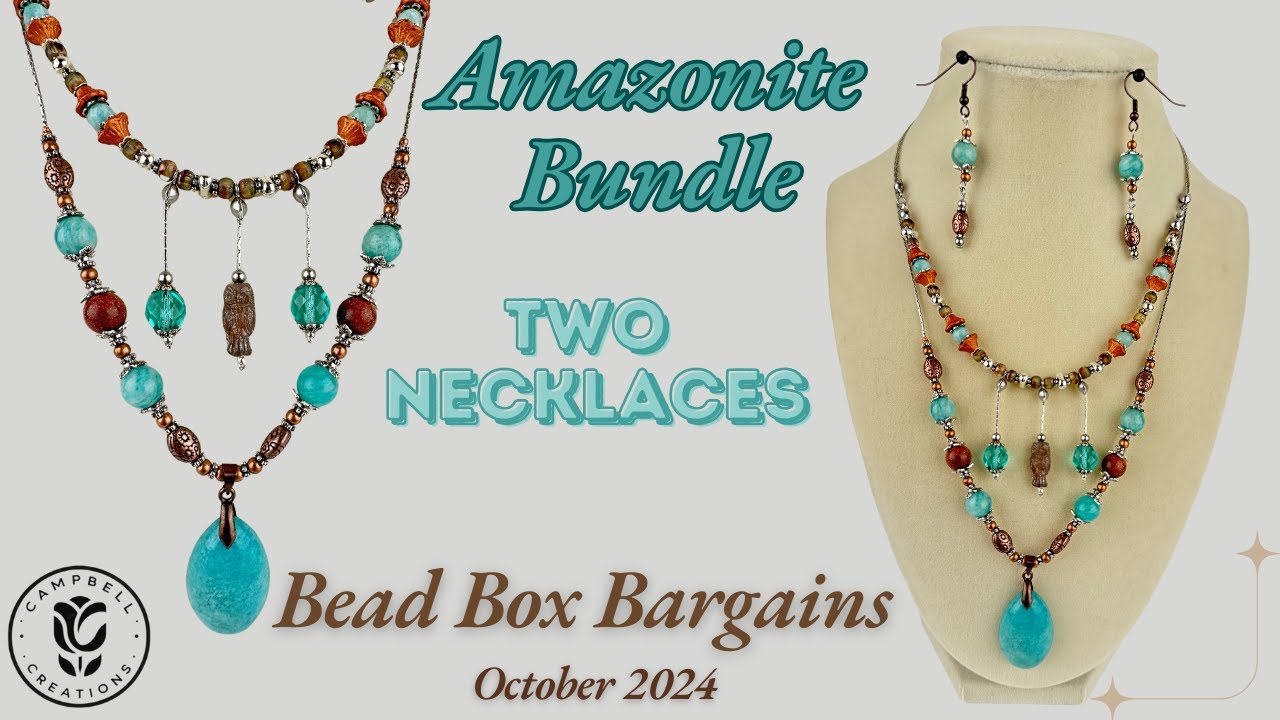 Bead Box Bargains - Amazonite Bundle Necklaces! October 2024