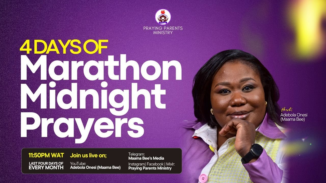 4 DAYS MARATHON MIDNIGHT PRAYERS. DAY2