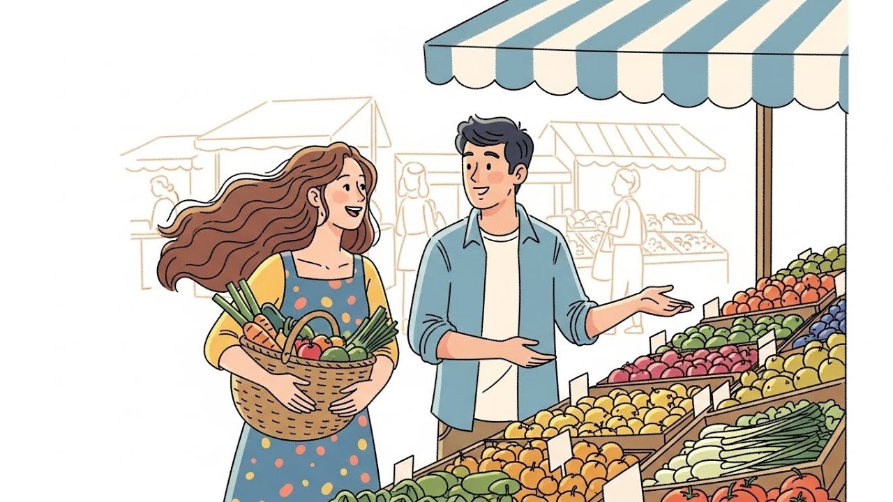 At the Supermarket in English 🛒 | Slow & Easy for Beginners