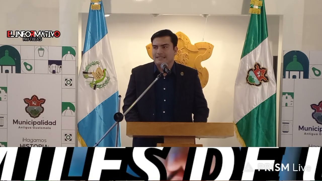 CONFERENCIA DE PRENSA ANTIGUA GUATEMALA 