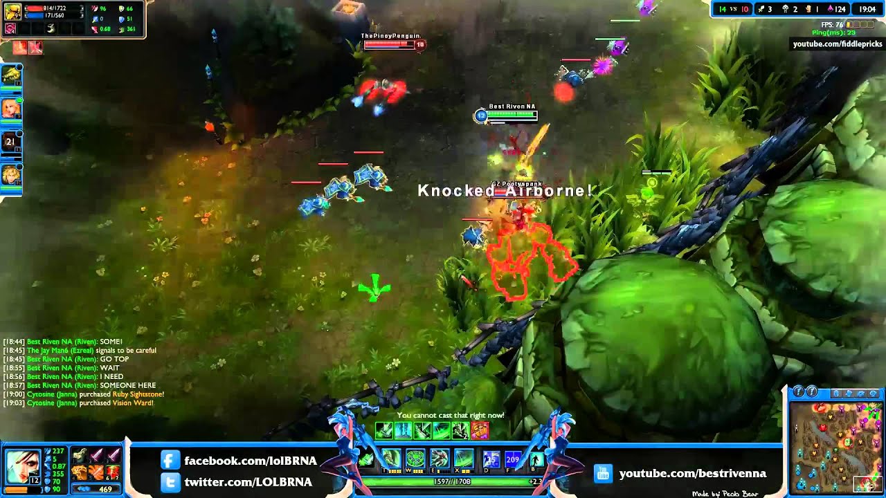 Best Riven NA- Riven vs Teemo Top (Diamond I)