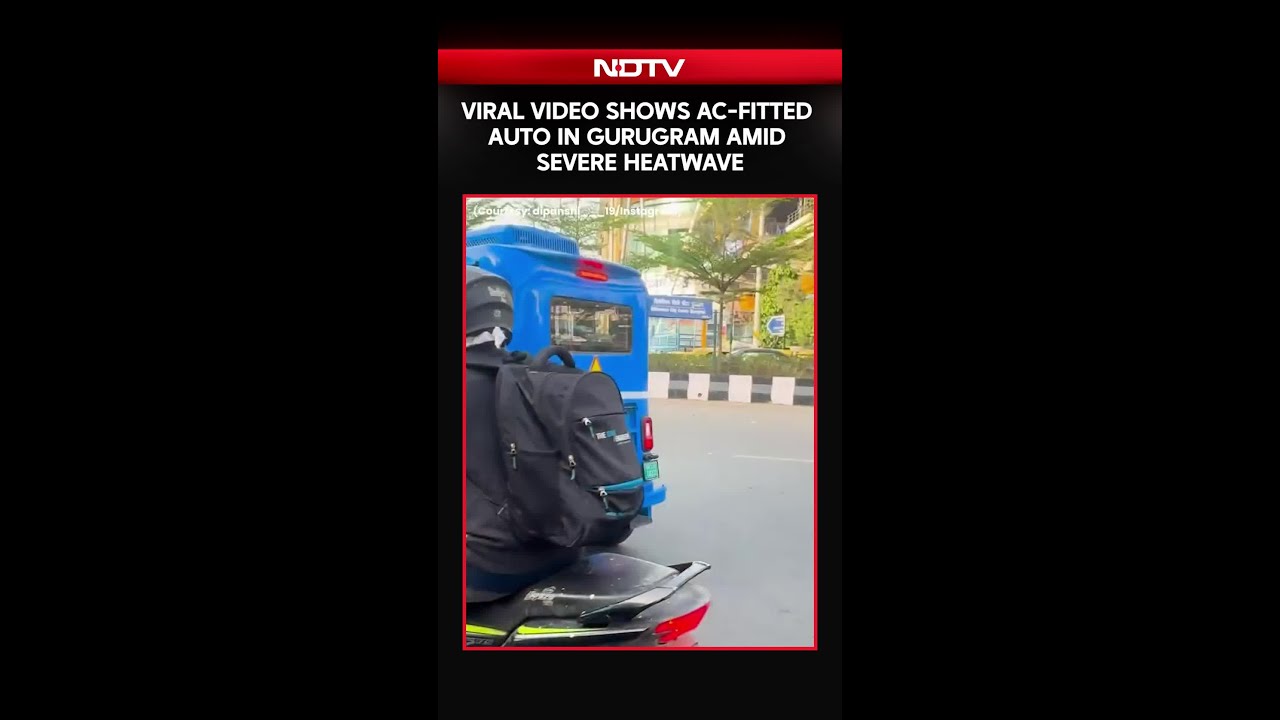 Viral Video Shows AC-Fitted Auto In Gurugram Amid Severe Heatwave