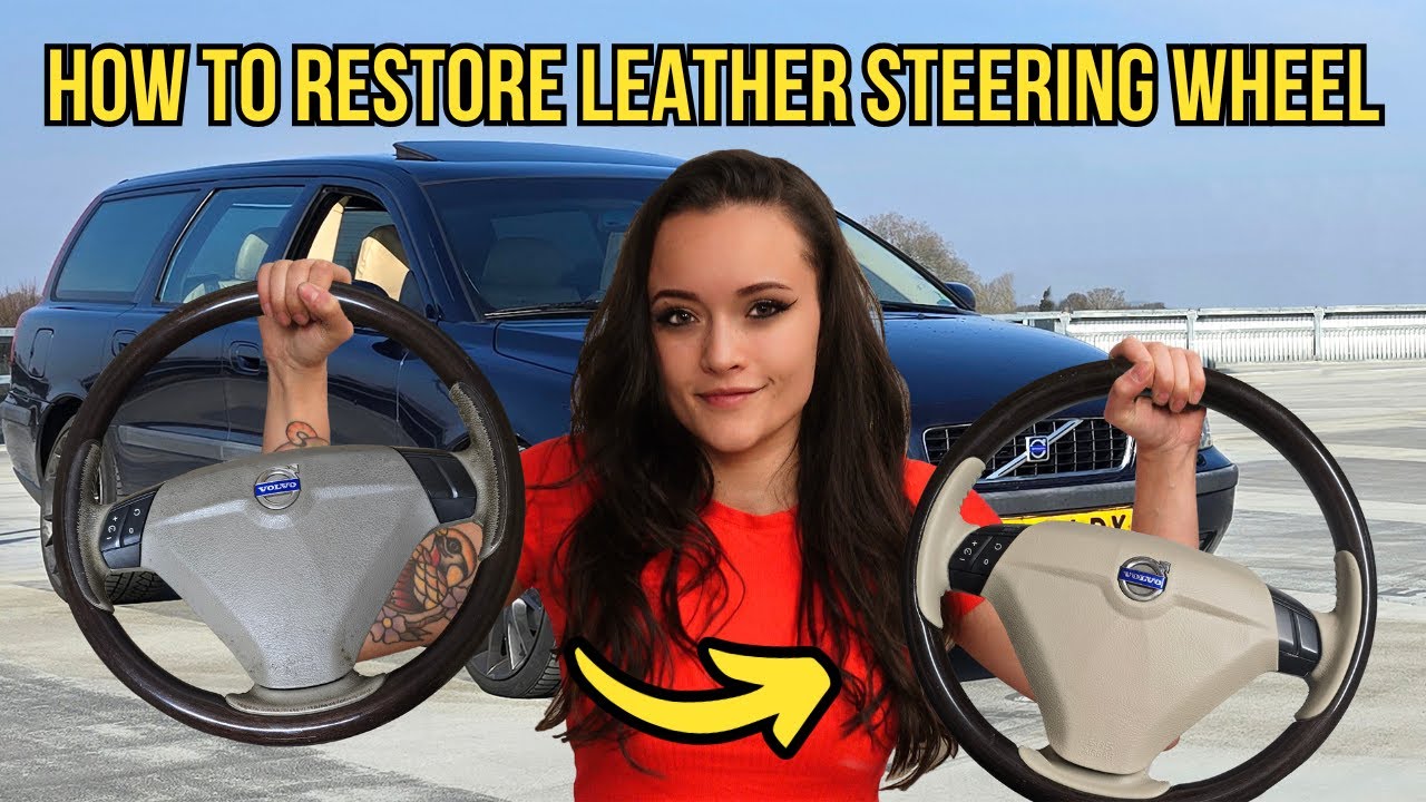 DIY restoring a leather steering wheel