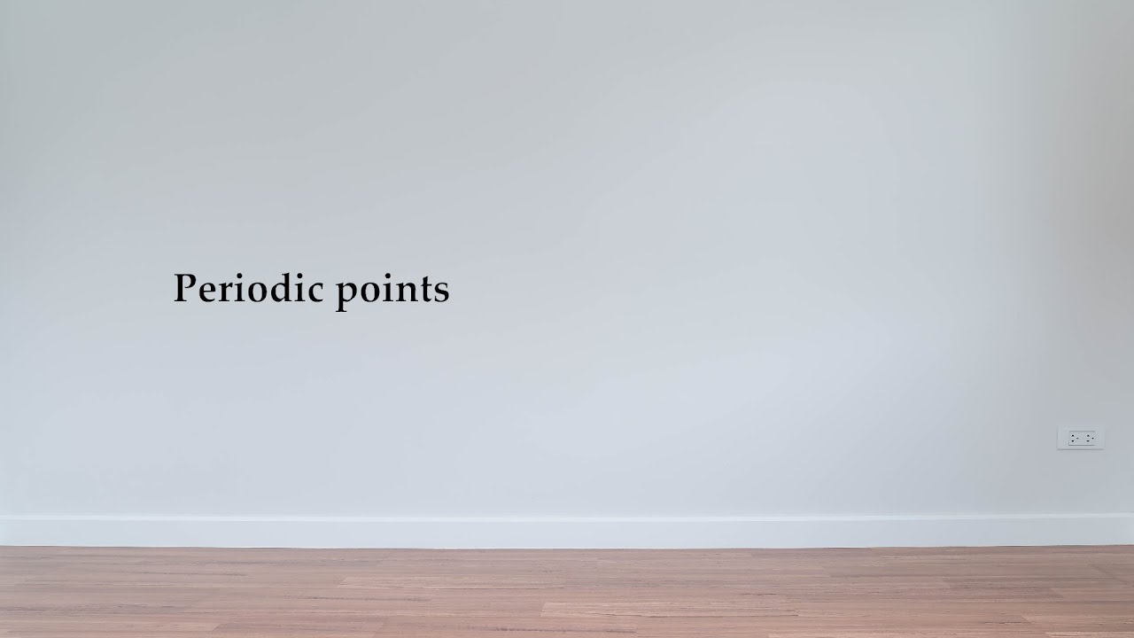 Periodic points