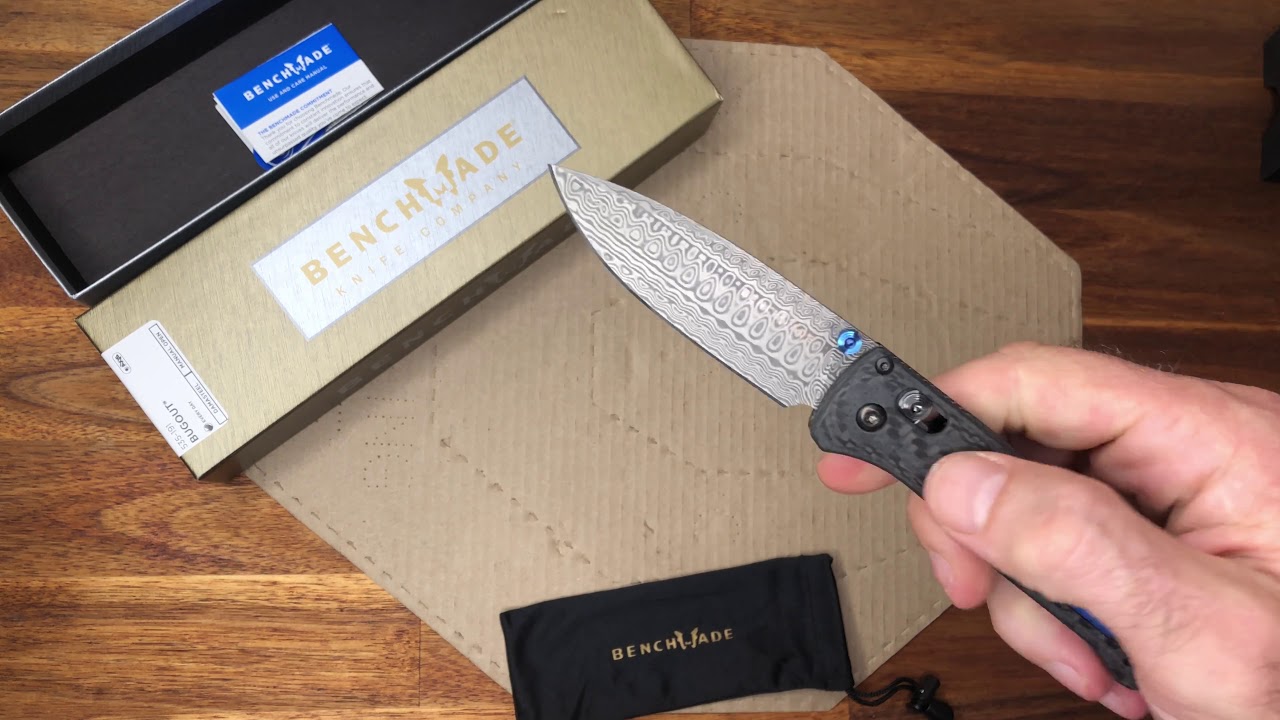 Benchmade Bugout Damascus Steel - Limited Edition