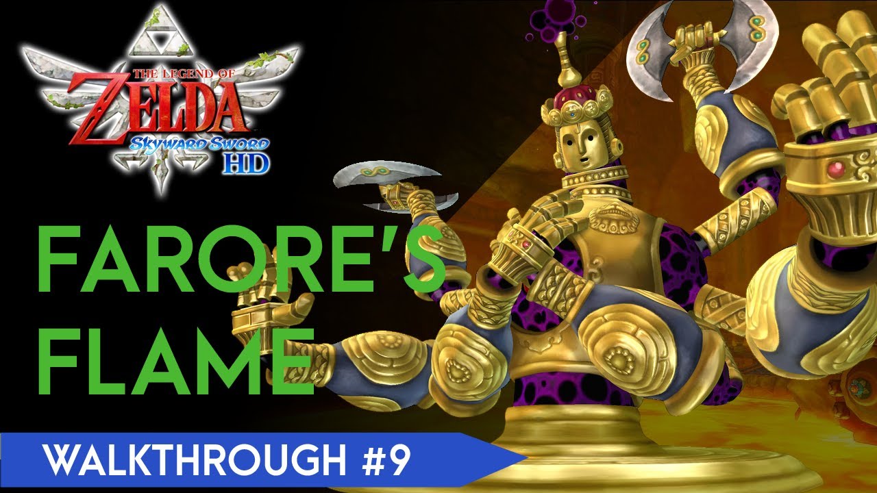 How to Find Farore's Flame - Zelda : Skyward Sword HD (Switch) | Gameplay Walkthrough Part #9