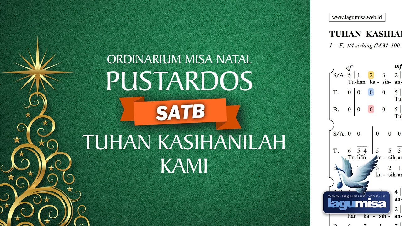 Tuhan Kasihanilah Kami (Pustardos) - Panduan SATB