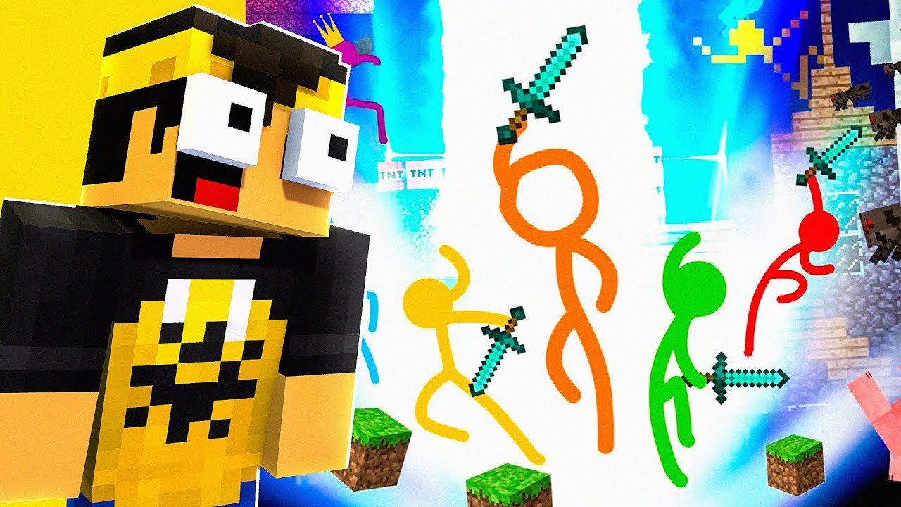 MOMENTOS EPICOS DE ANIMAÇÃO VS O MINECRAFT *incrivel*