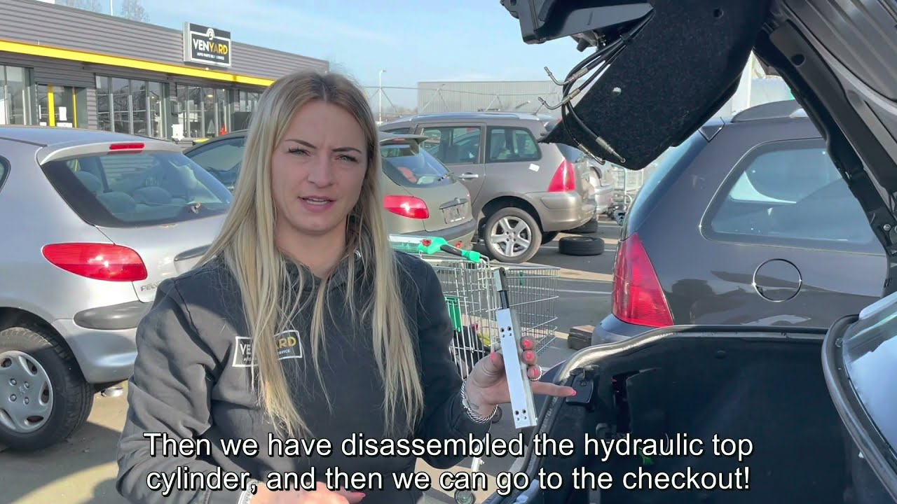 How to replace a Convertible Roof Cylinder (Peugeot 206CC @ Venyard)