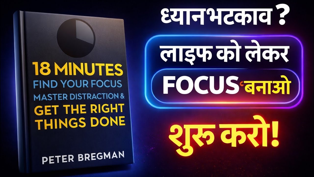 18 Minutes: कम काम में ज़्यादा Result कैसे पाएं? | 18 Minutes Hindi Audiobook Summary #hindiaudio