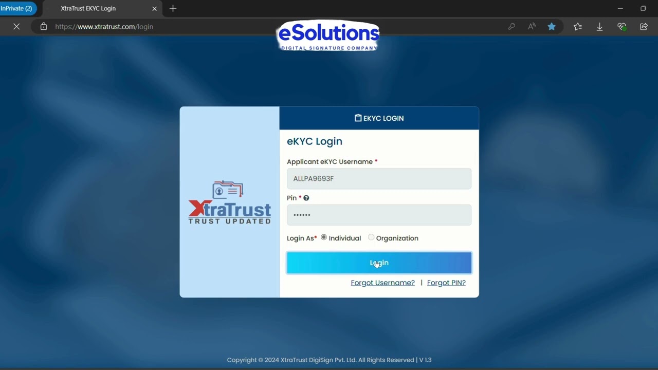 How to do XtraTrust Customer eKYC Login, Make Payment ( In Case of Pay Later ) & Set Challenge Code.