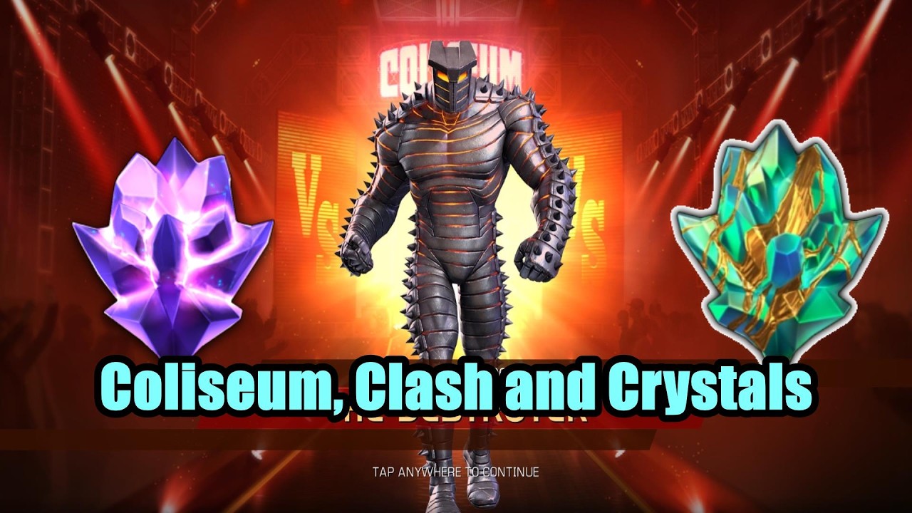 Coliseum, Clash and Crystals LIVE | MCOC Stream 202.5