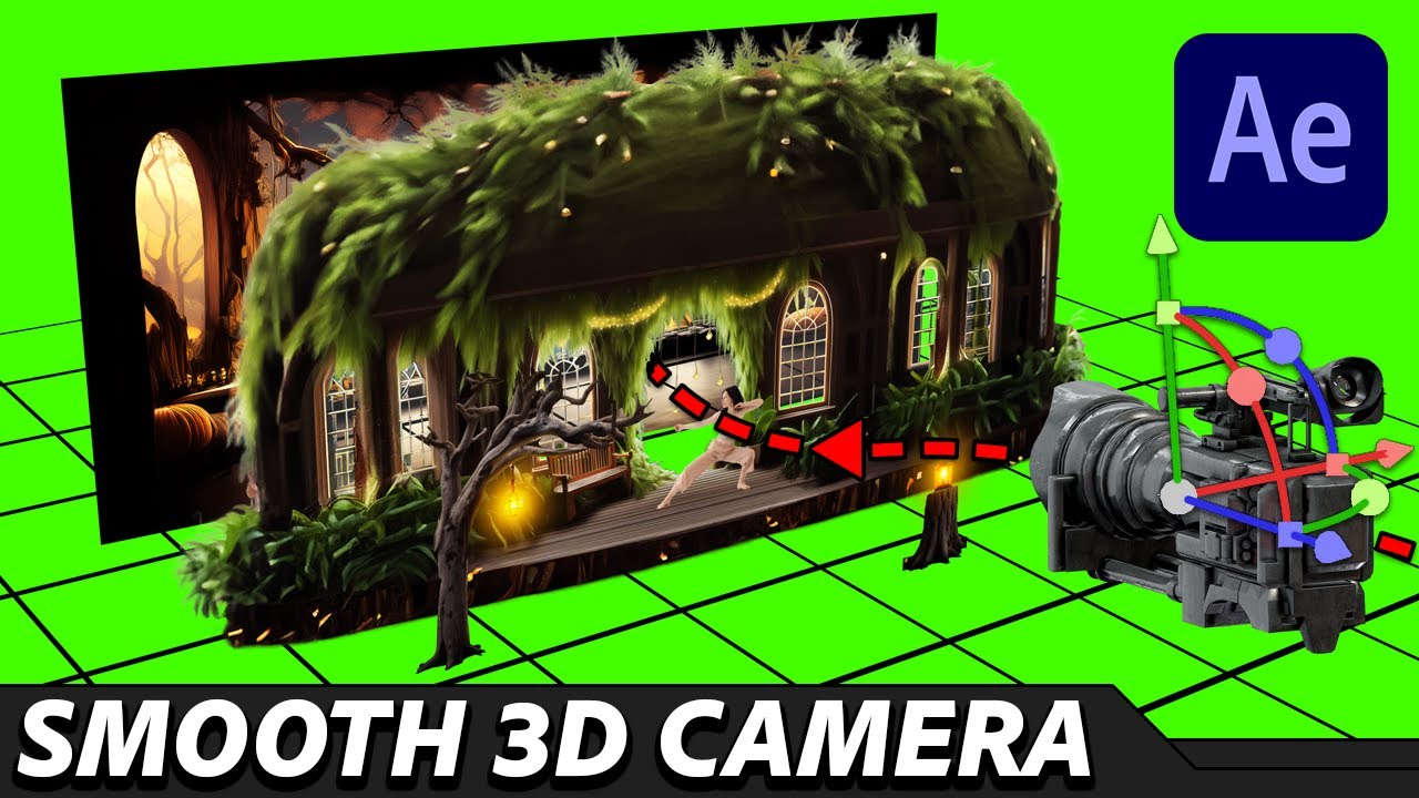 Smooth 3D Camera Movement Tutorial In After Effects 🎥